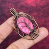 Tree Of Life Thulite Pendant Gemstone Jewelry Copper Wire Wrapped Antique Pendant