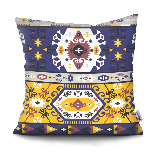 Home Decor Colorful Mandala & Geometric Printed Pillowcases Pattern Cushion Cover Suitable for Sofa Bedroom Car Pillow Cover