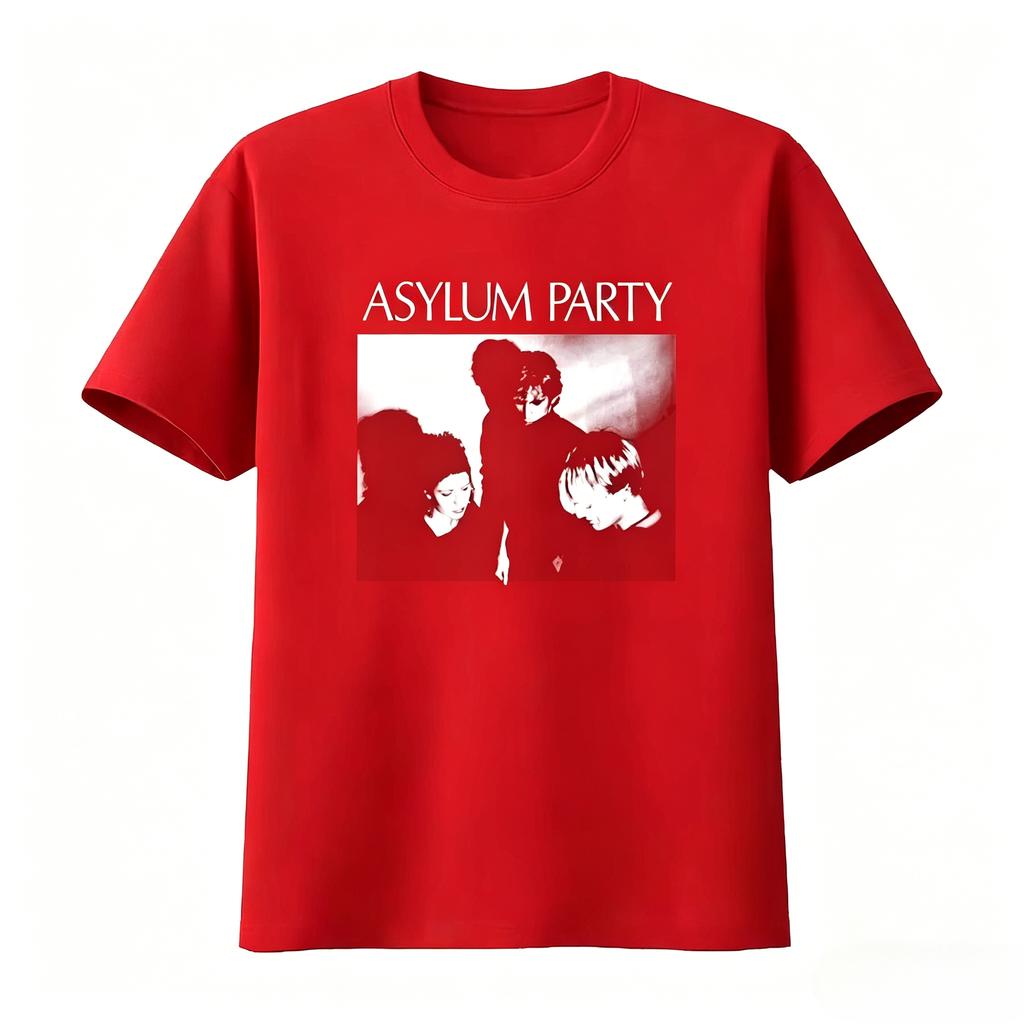Asylum Party Retro Rock Band Print T Shirt for US Fans Unisexs Clothing Women Clothing Casual Graphic Stylish 2026 Summer T Shirt