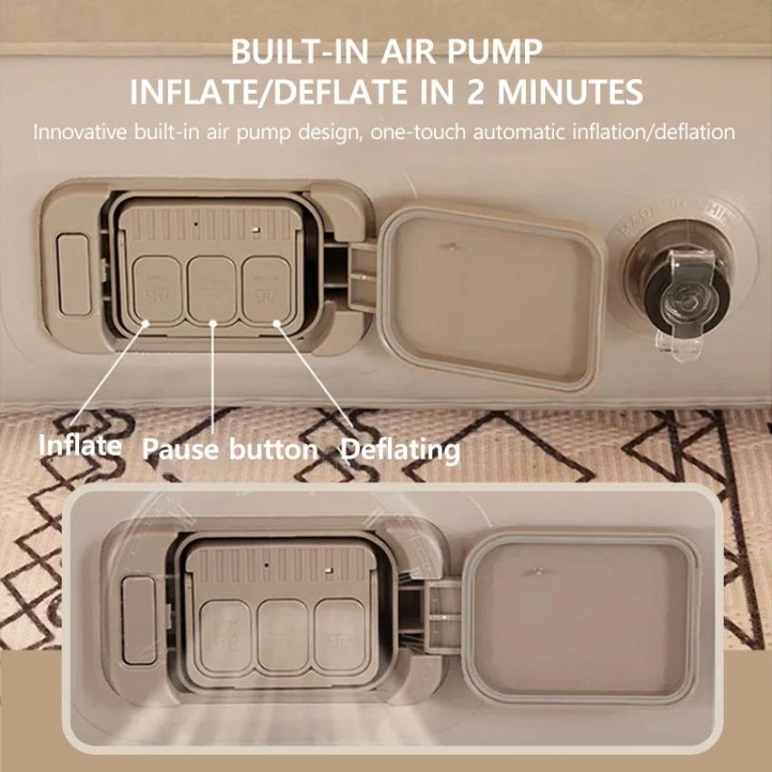 Car Inflatable Mattress for Tesla Model Y 2025-2026 Juniper with Air Pump Travel Outdoor Camping Car Trunk Air Mattress