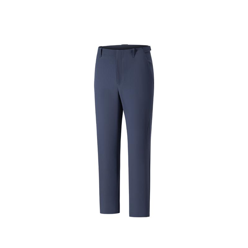 Anta All-Weather Champion Mens Woven Long Pants Summer Casual Pants Men bottoms Jing-Mo-Blue 152620529-1 XL