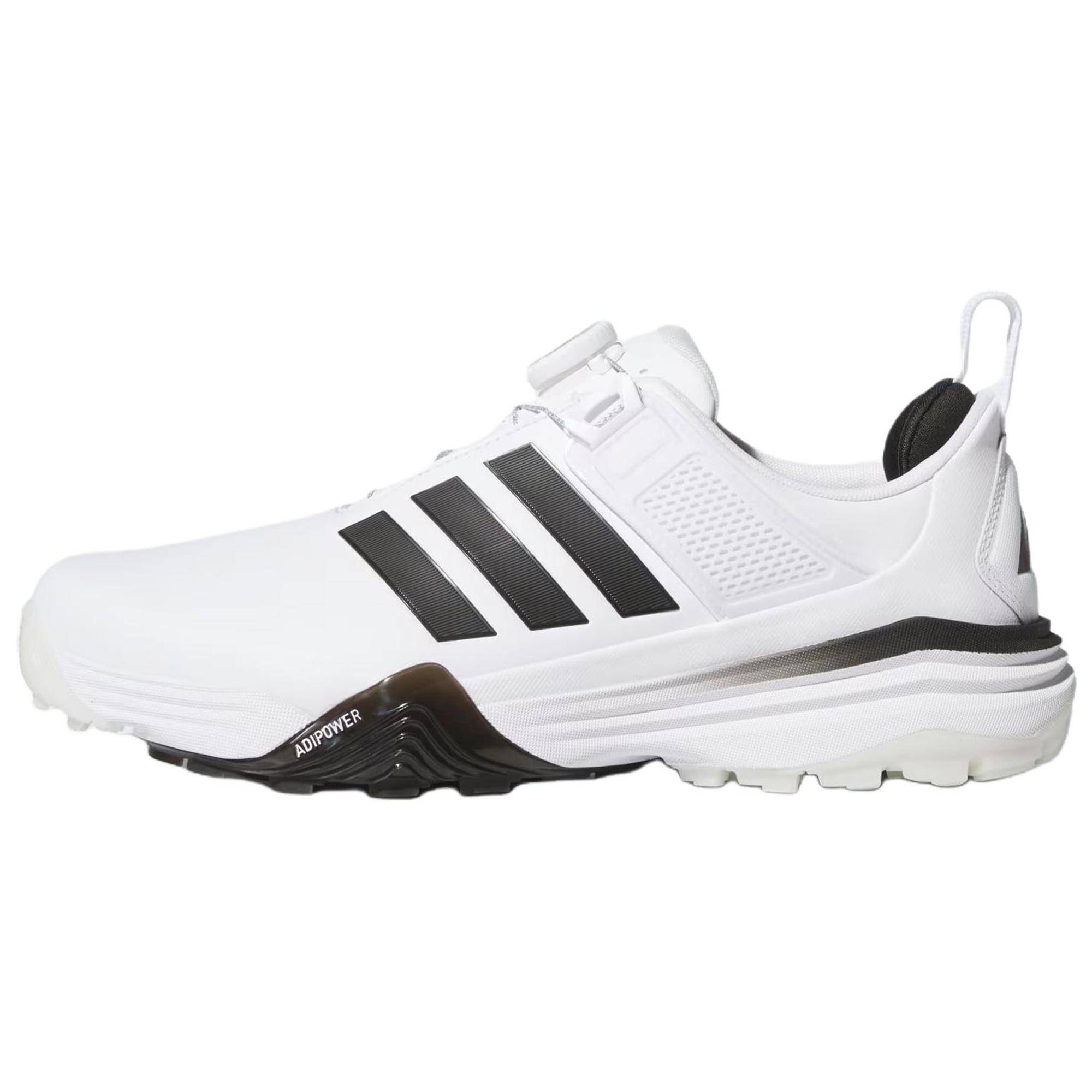adidas Adipower 26 Boa Spikeless Golf Cloud White Core Black Silver Metallic Men s JS4138 EU 46