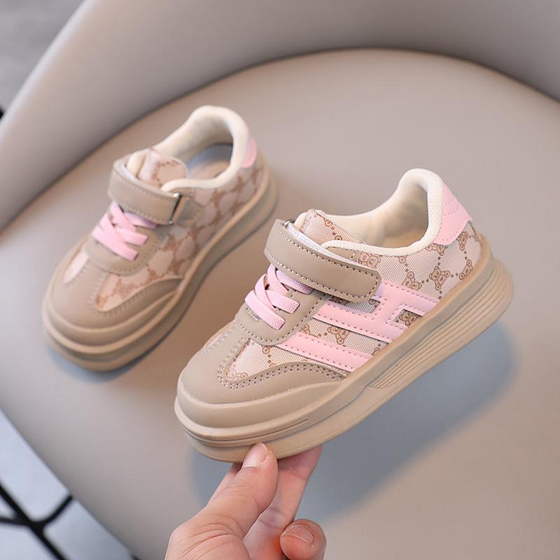 

Обувь для девочек, малышей, весенне-осенняя детская обувь Baotou с мягкой подошвой, обувь для сноубординга для мальчиков 26 розовый