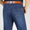 ROMON Men's Elastic Straight-Leg Business Casual Jeans
