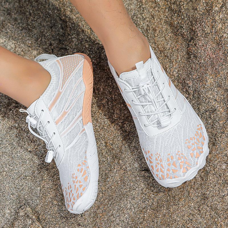 Unisex Five-Finger Soft Sole Wading Beach Shoes - Breathable, Casual and Versatile for Swimming & Training