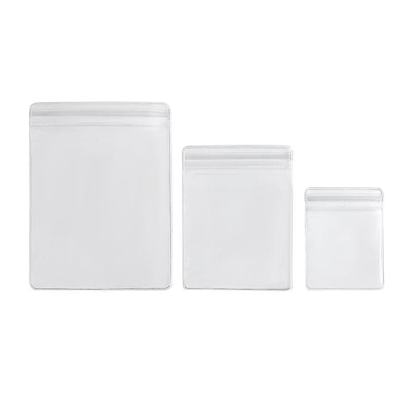 Self-Sealing Transparent PVC Jewelry Storage Bag for Earrings and Bracelets