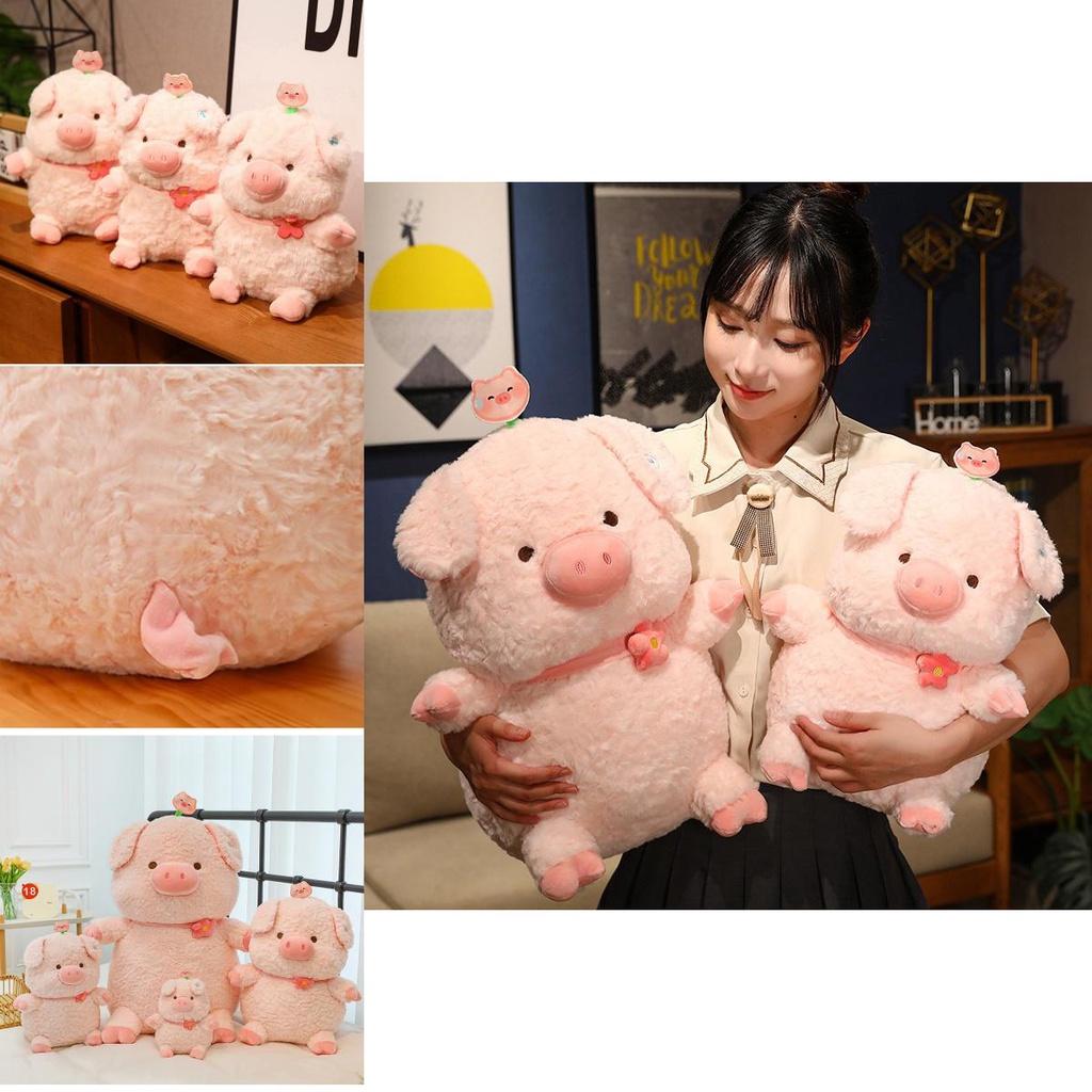 Cute Pu Pig Plush Toy Adorable Stuffed Pig Doll For Girls Soft And Huggable Animal Toy