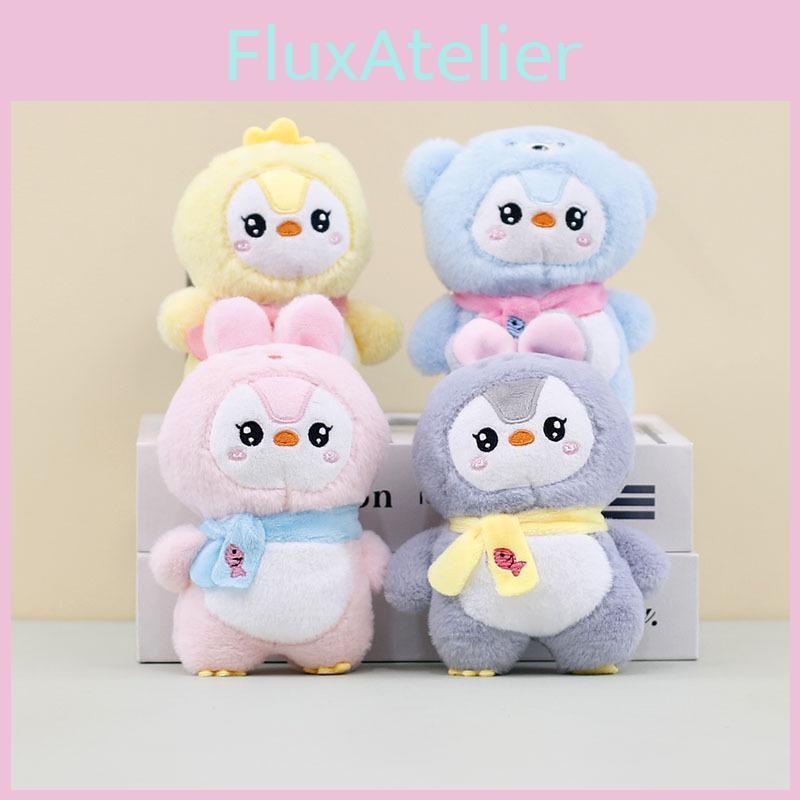 Adorable Cartoon Penguin Plush Keychain Cute Rabbit Bear Animal Toy Ornament