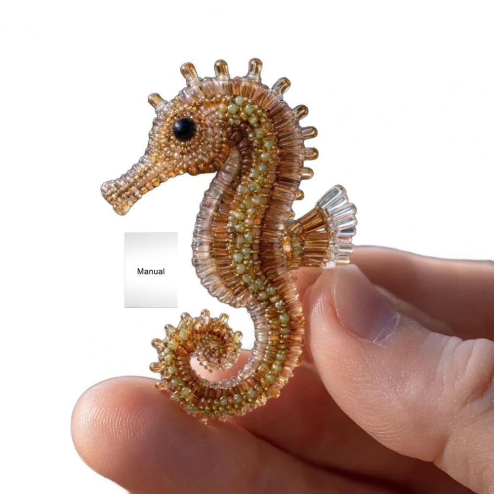 Animals Sea Creature Beaded Embroidery Kits Embroidery 3D Beadwork Craft Kit  for Craft Lovers