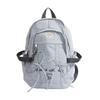 Korean Leisure CampusUse Schoolbag Female BrandNew Cute Large Capacity Nylon Cloth Bag Solid Color Small Fresh Computer Backpack