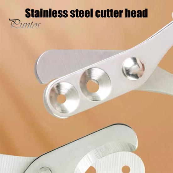 Cat Nail Clippers Circular Hole Ergonomic Double-Hole Positioning Blades Grooming Supplies Pet Trimmer Clippers for Cats Dogs