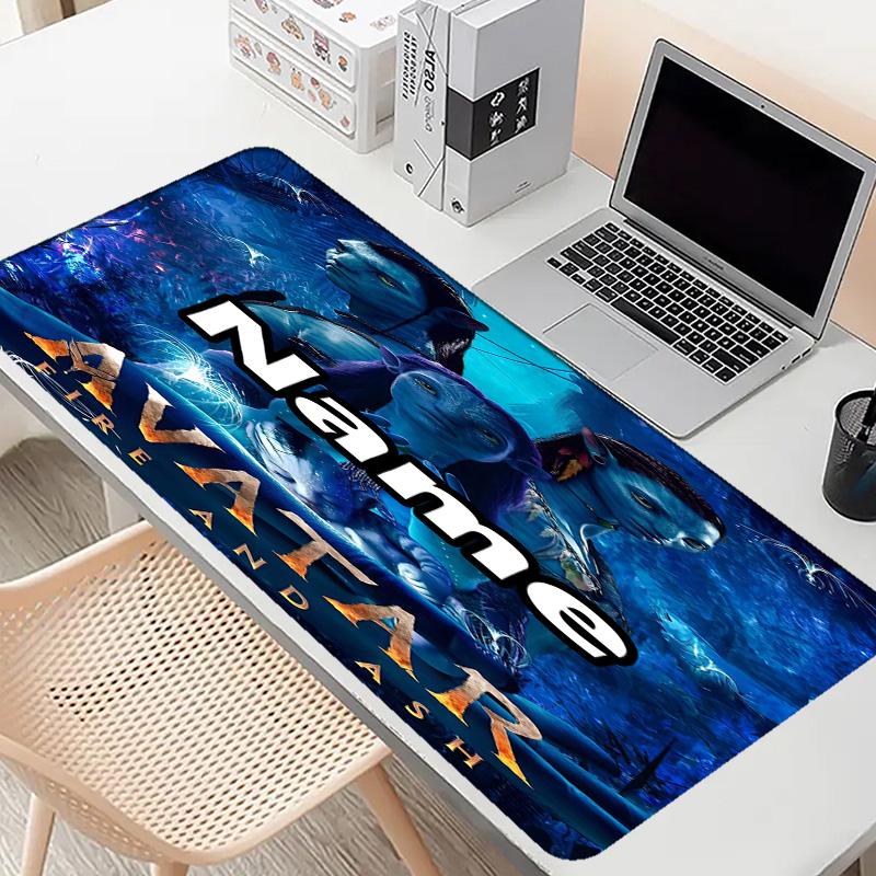 Kişiye Özel İsimli Avatar Desenli Mousepad, Dizüstü Bilgisayar Masa Matı, Ev İçin Dekoratif Masa Matı Klavye Pad Hediye