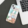 BuBu And DuDu Tempered Glass For Iphone 14 13 12 11 Pro Mini XS MAX 14Plus X XS XR Cover