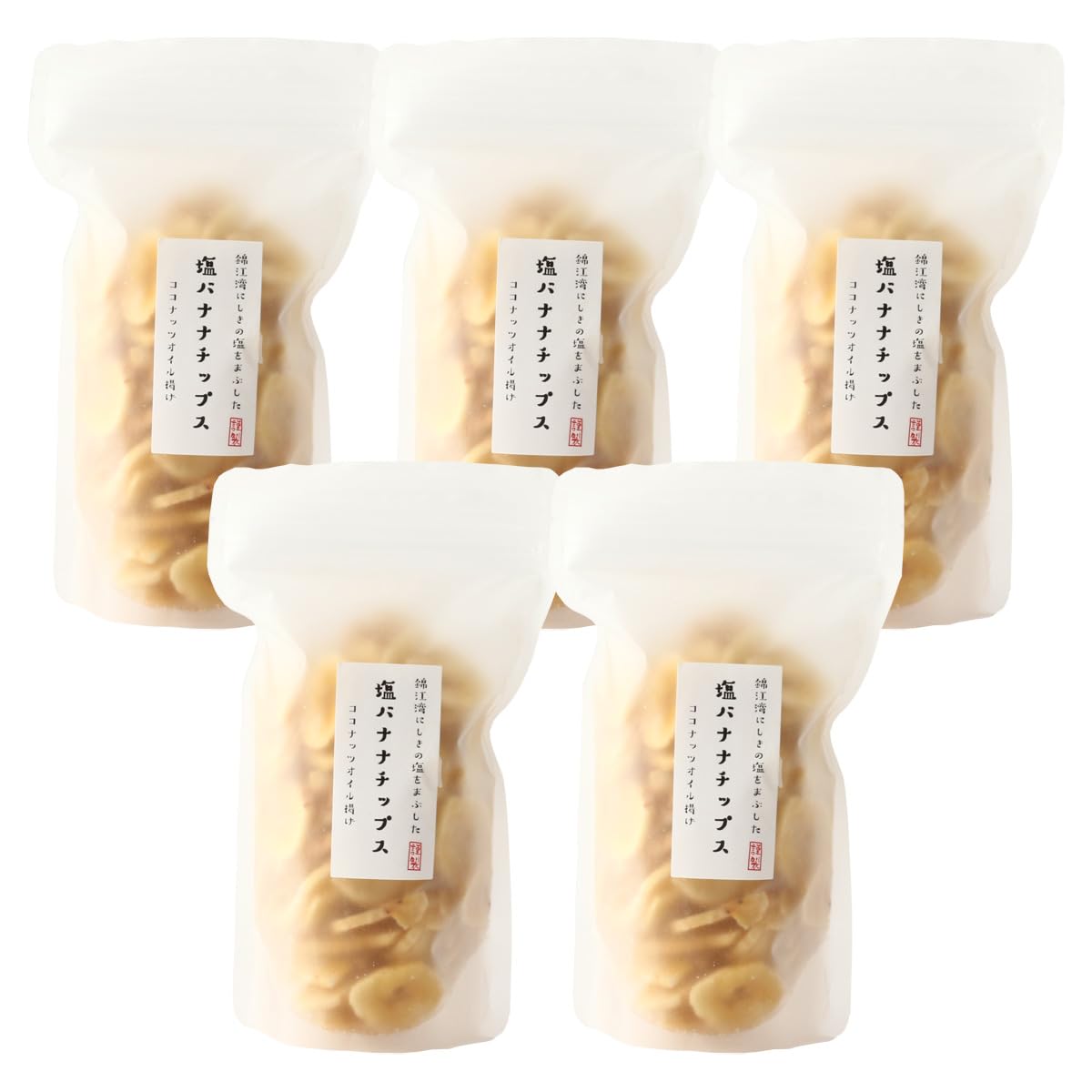 

Salted Banana Chips 5 pieces 140g x 5 [Kawaichi Kokubu]