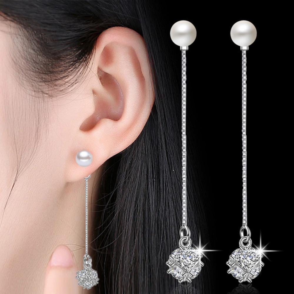 

Серьги-гвоздики из сплава с кисточками, висячие серьги-кольца, модные серьги-гвоздики для женщин и девочек