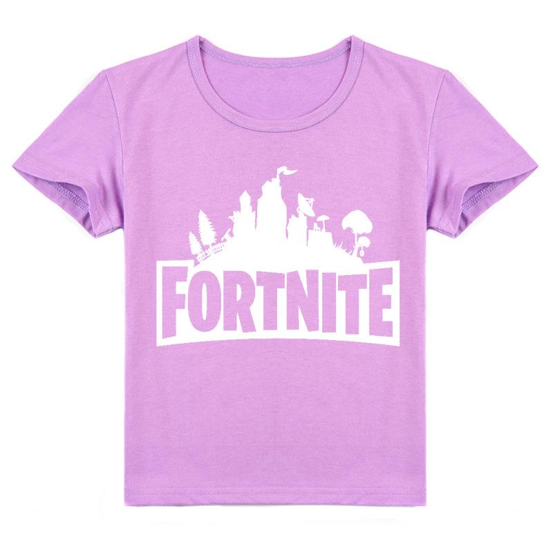 Children's Cartoon Printing Tops Casual Short Sleeve T-Shirt Summer Top