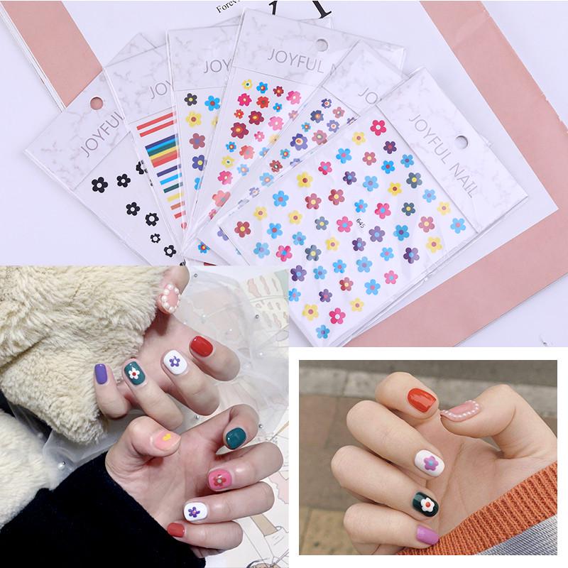 Korean Nail Sticker Explosion Nail Sticker Applique Small Fresh Color Stickers