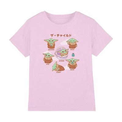 Star Wars The Mandalorian Barn/Barn Grogu Söta Egenskaper T-shirt