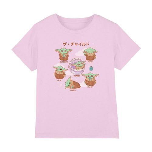 Star Wars The Mandalorian Childrens/Kids Grogu Cute Traits T-Shirt