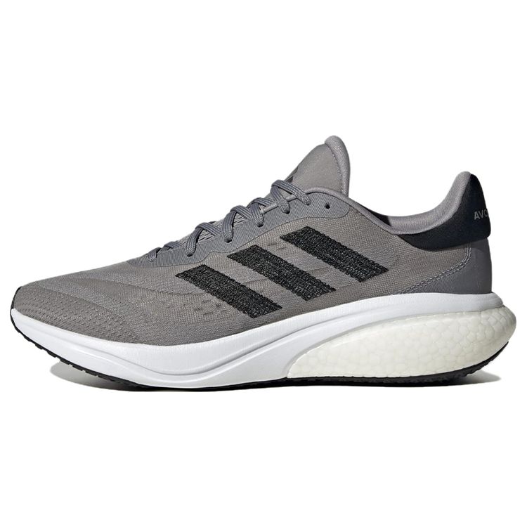 Adidas Supernova 3 Grey Black Men Sneakers Grey-Three Core-Black Cloud-White IE4365 43⅓