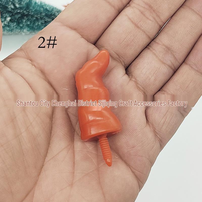 

4 см Плюшевая кукла Санты своими руками с носом-крючком и черным ртом