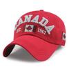 Bawełna Gorras Canada Baseball Cap Flag of Canada Hat Snapback Adjuatable Mens Baseball Caps hats