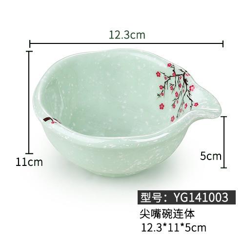 Melamin Soßenschale Teller im chinesischen Stil Schöne Blume Gewürzschalen Soja Essig Sushi Kochen Imitation Porzellan Geschirr