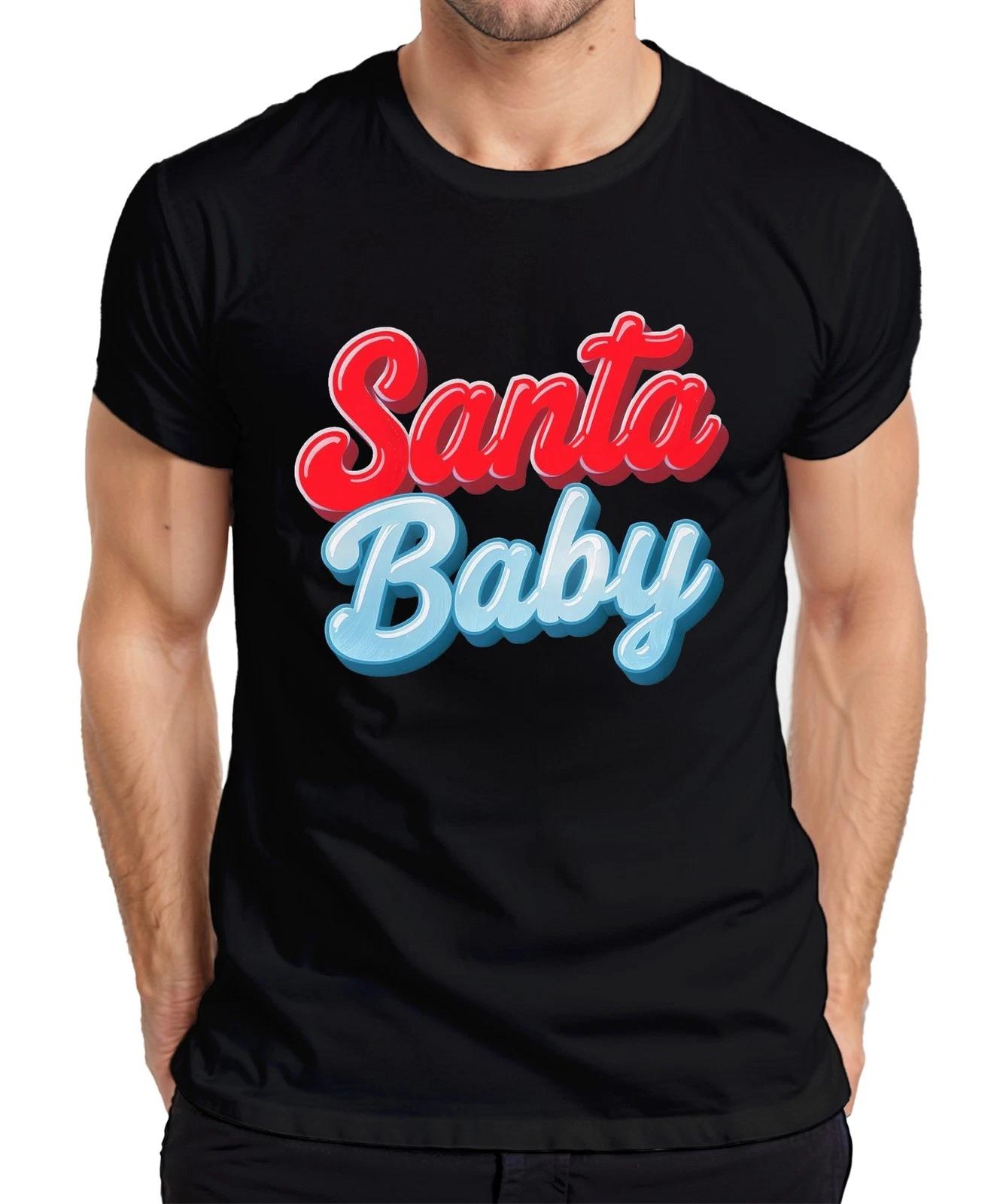 Santa Baby Weihnachten Weihnachtsmann Weihnachtsgeschenk Retro Herren T-Shirt XL