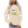 Women's Fashionable Casual Long-sleeved Halloween Printed Round-neck Top