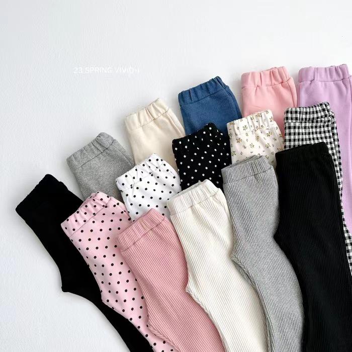 Schlaghosen im koreanischen Stil für Babymädchen - Modische Rüschenkante, Freizeitkleidung für Frühling, Sommer und Herbst