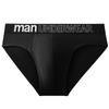 Men's Large Size Briefs Men High Elastic Mid Waist Breathable Briefs Underwear Panties