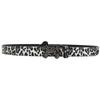 Rhinestone Cute Dog Buckle Belt Leopard Print Series Punk Decoration Women's Belt Yabi Decorative Belt