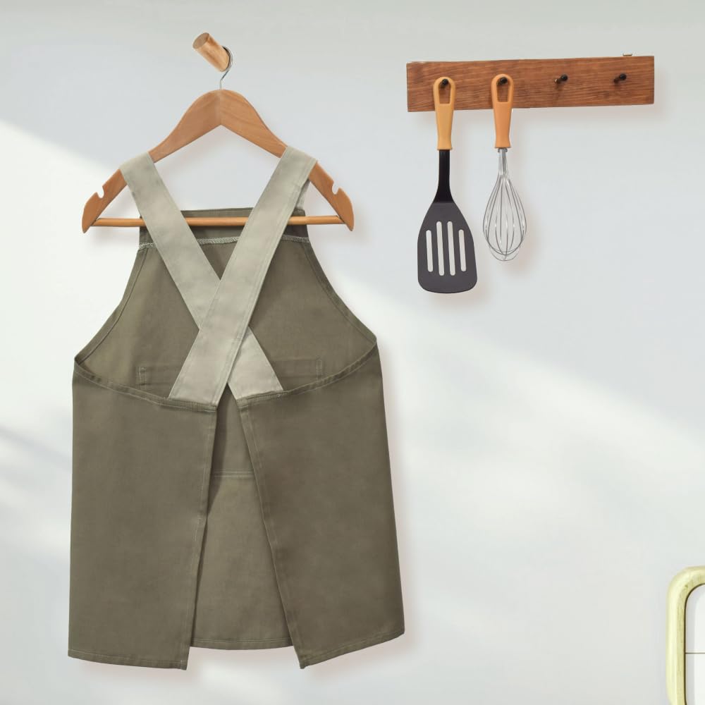 Candy Back Cross Apron Charcoal Gray Boys Wearable Triangle Scarf Set N7909510 [Colorful Style] Children's (100-120cm) Children's