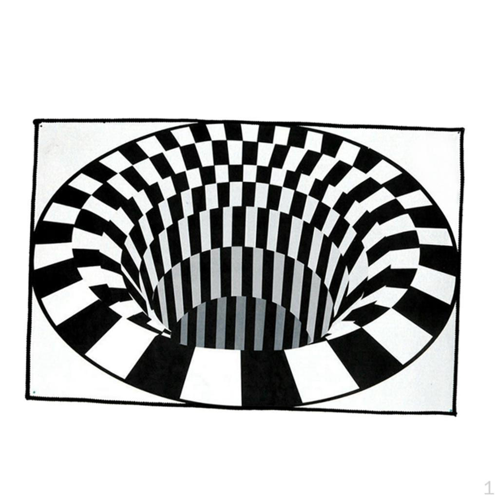 

Ковер с сеткой 3D Illusion Room Спальня Анти- напольный коврик 120x160cm