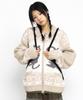 GLACK Gznt003 Ato Cat Cowichan Knit Zip-Up (Beige)