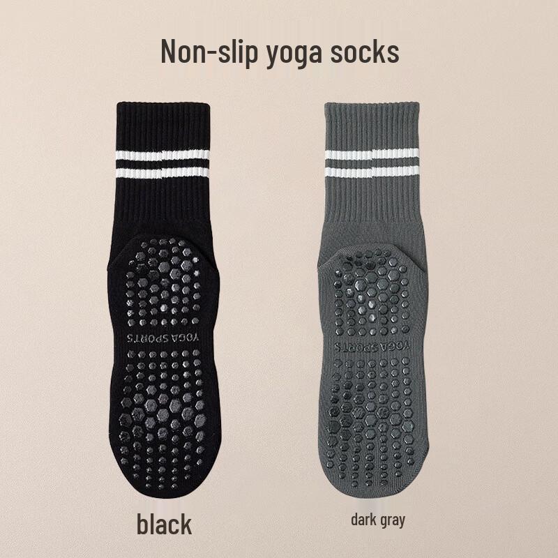 MDNGMDNG Women s Mid-Calf Yoga Fitness Socks One Size