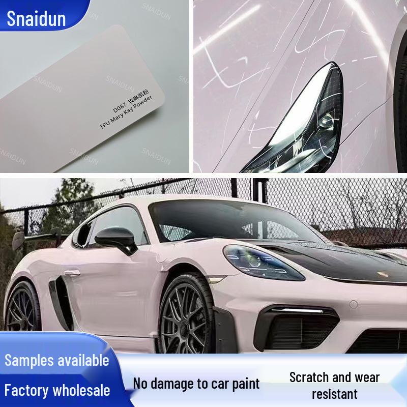 Mary Kay Pink TPU Car Wrap: Invisible Paint Protection & Anti-Scratch Film Mary Kay Pink