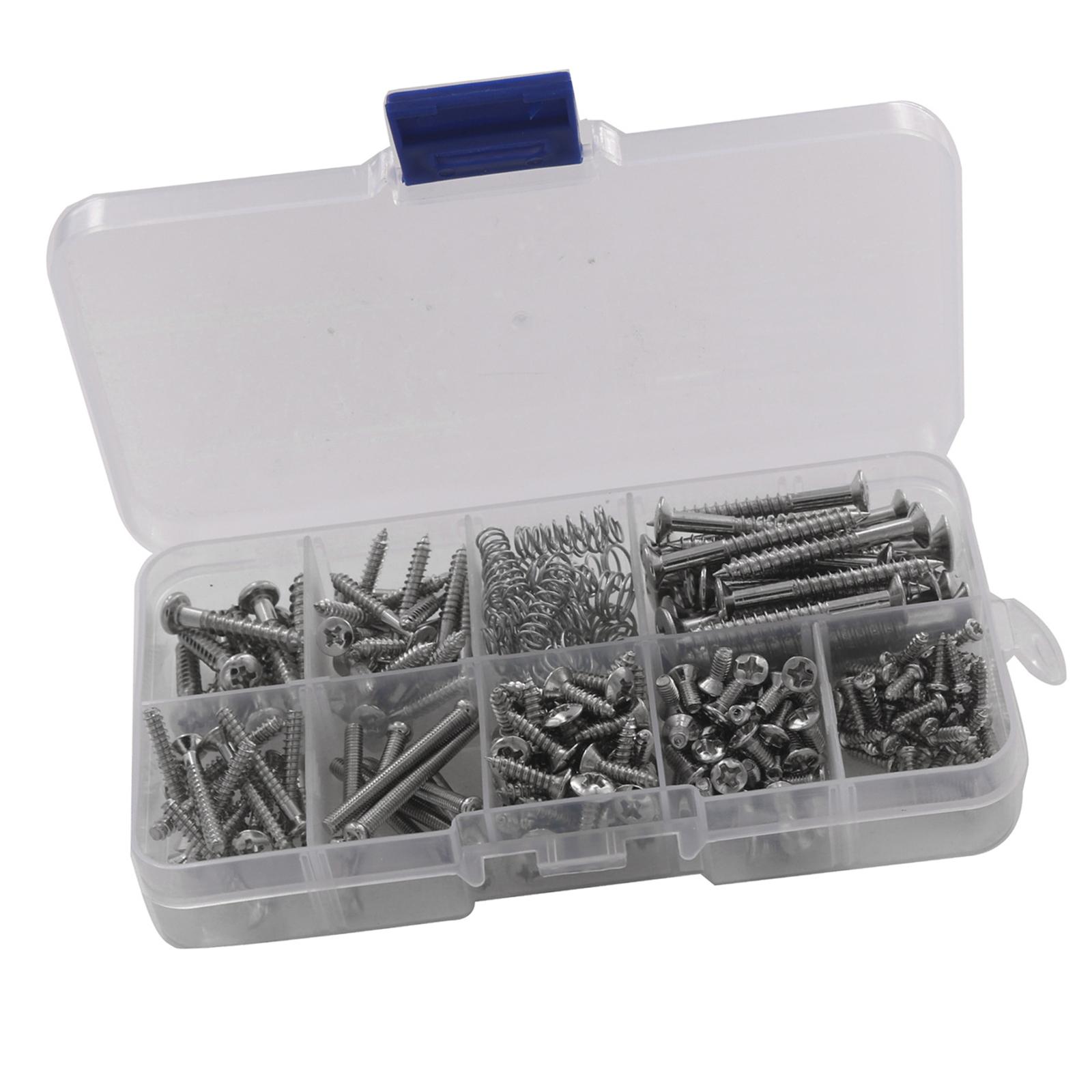 

Guitar Screws Set Guitar Hardware Luthier Parts Kits for Neck Plate Pickguard Guitar Strap End Pins Guitar DIY Kits срібний