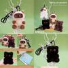Siamesische Katze Plüsch Schlüsselanhänger Mit Weicher Polyesterfaser Für Taschen Dekoration Geschenk Für Katzenliebhaber