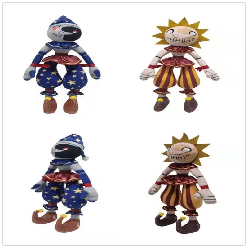 28cm New Fnaf Sundrop Plush Toys Security Breach Sunrise Moondrop BOSS Goat Plush Toy Game Dolls Gift