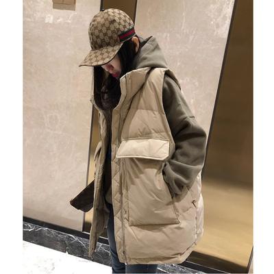 Jacket Women's Autumn and Winter New Korean Version Loose Shoulders Foreign Thickened Horse Clip To Wear Vest