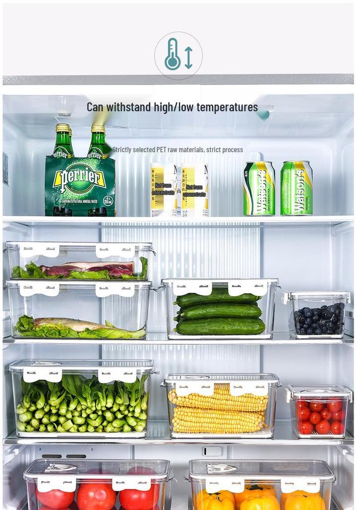 Frischebox in Lebensmittelqualität: Kühlschrank-Organizer für Obst & Gemüse
