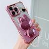 Luxury Mirror Rabbit Crystal Chain Phone Case For Xiaomi 15 Ultra 15Pro 14T 13T 12T Pro 12S 12X Shockproof Holder Cover