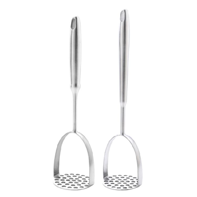 Ergonomic Potato Masher for Potatoes Avocados Bean and More Steel Build with Hanging Hole Utensil Safe Kitchen Tool