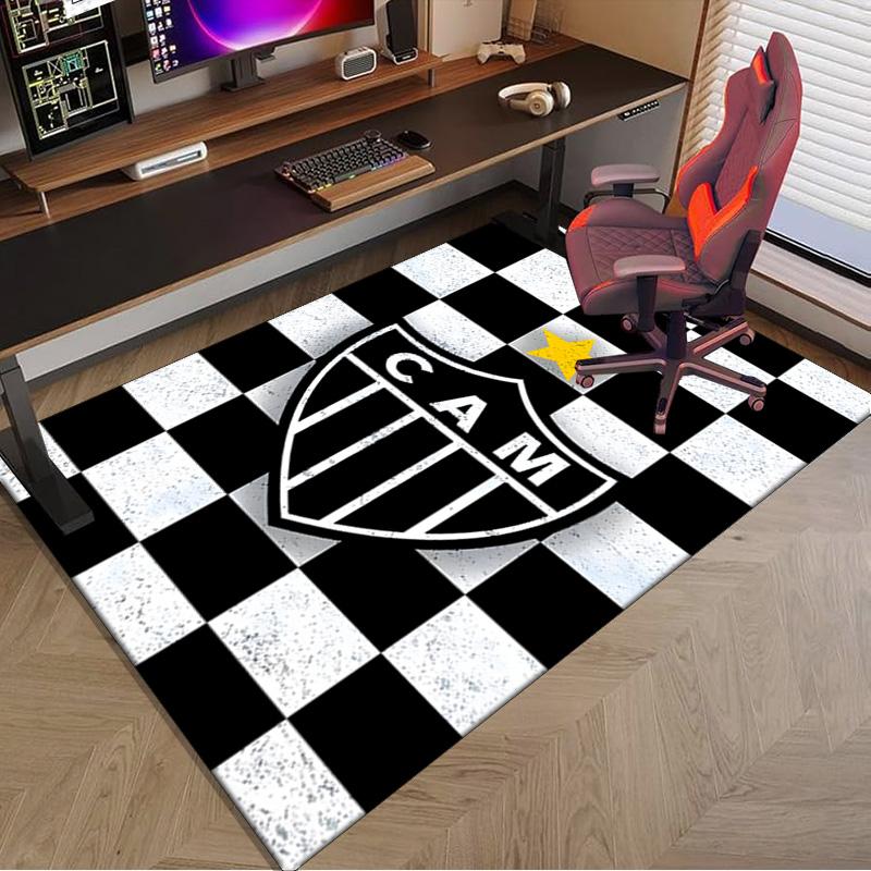 Love For Atlético Printed Area Rug for Office, Chair Rug, Decorative Carpet Floor Mat, Large Size Fan gifts Christmas gifts