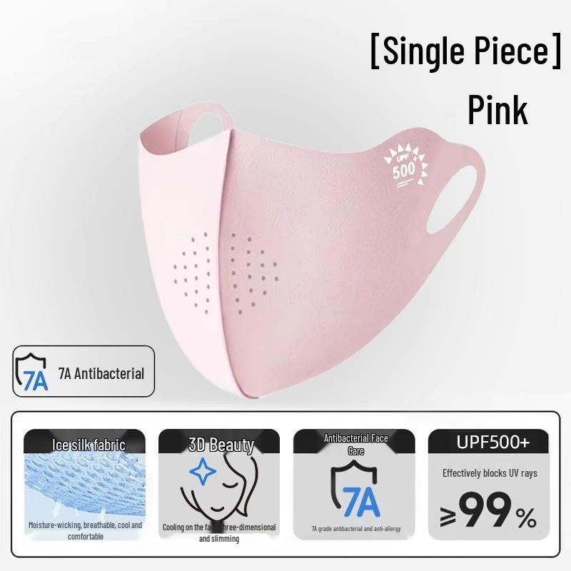 

2025 Women s Anti-UV Ice Silk Full Face Sunshade Mask with Eye Protection - Breathable Summer Design