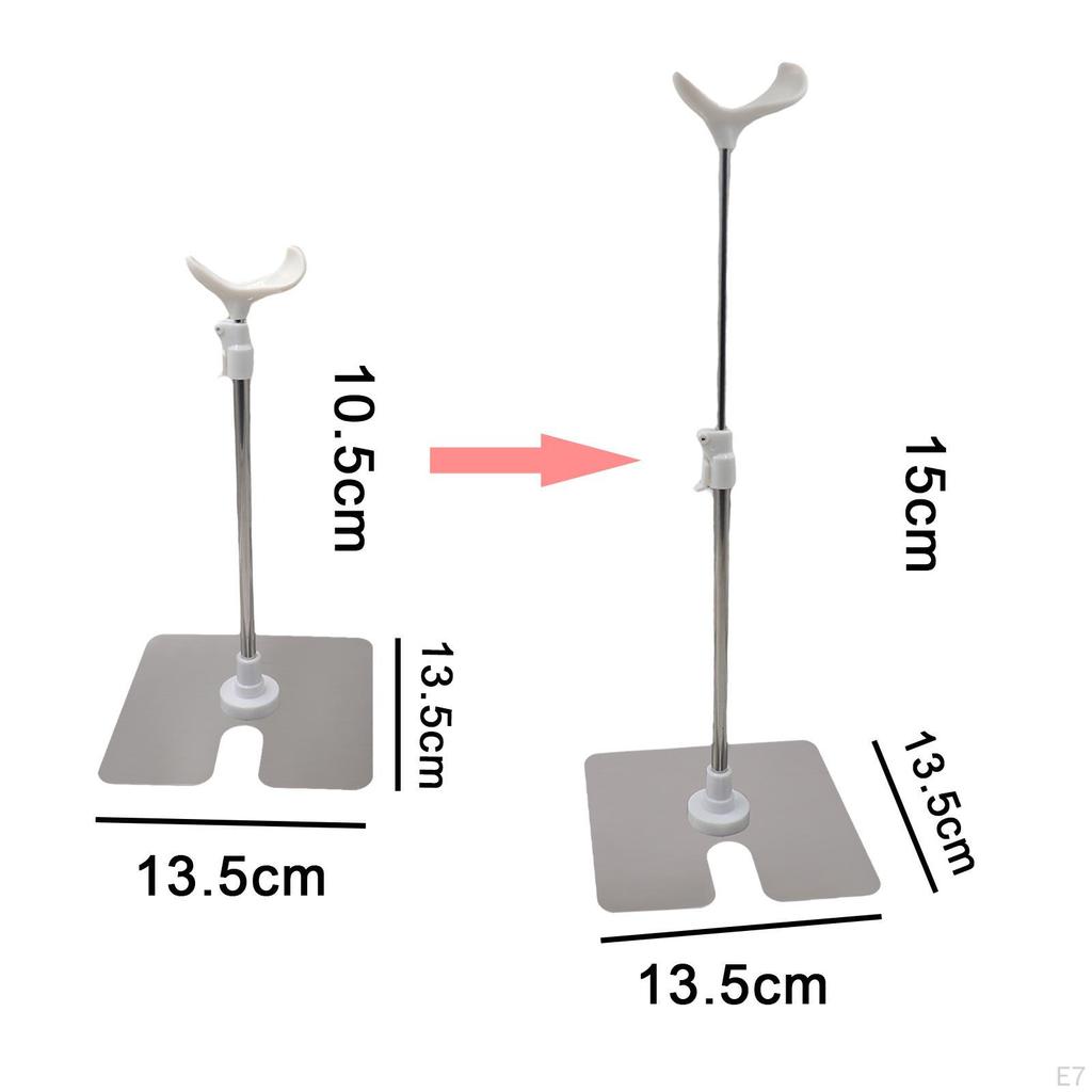 Doll Display Stand Holder Accessories Adjustable Model