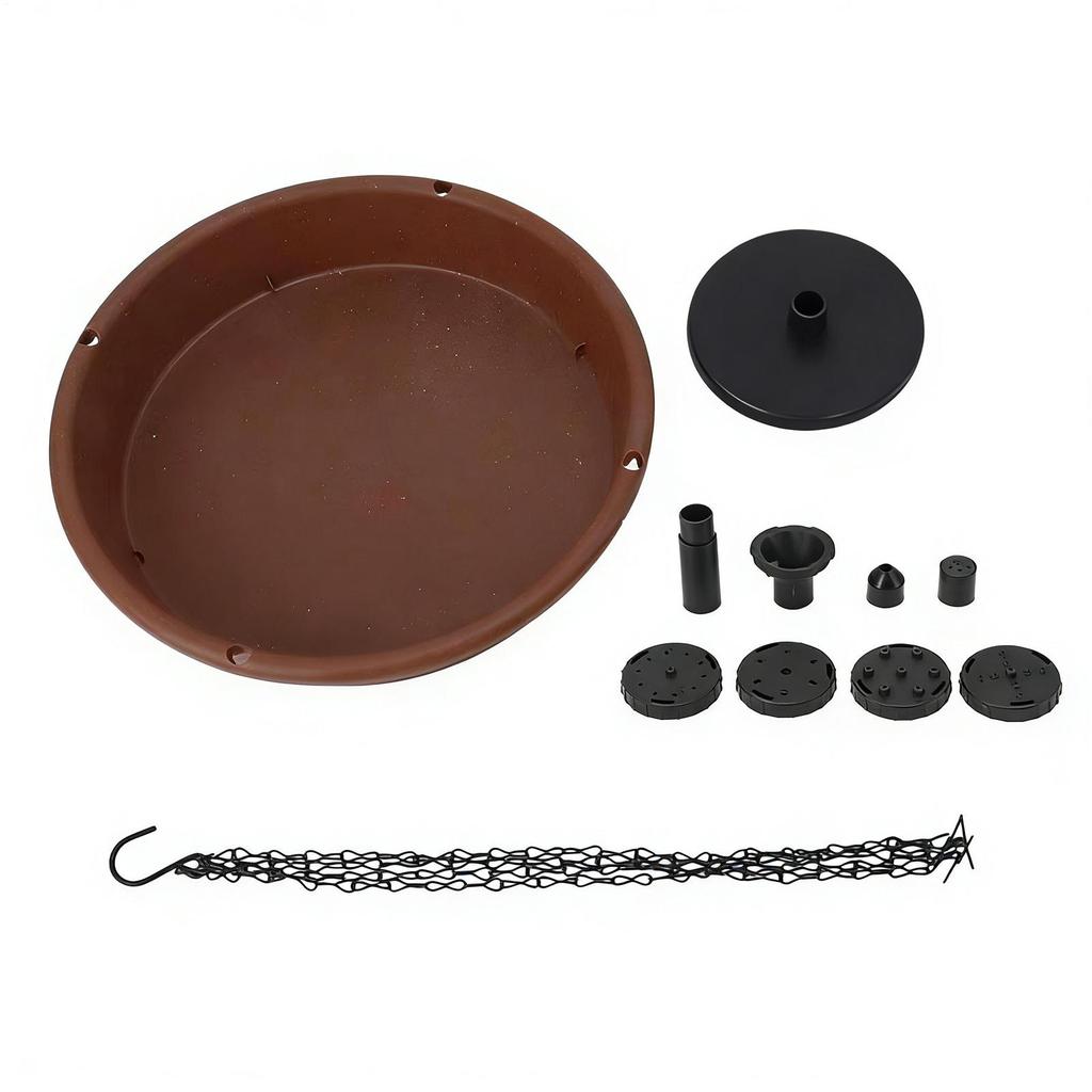Bird Baths Hanging Bird Feeder Outdoor Bath Tray Bird Water Drinker Outdoor Feeder Garden Yard Decoration Bird Feeder Supplies