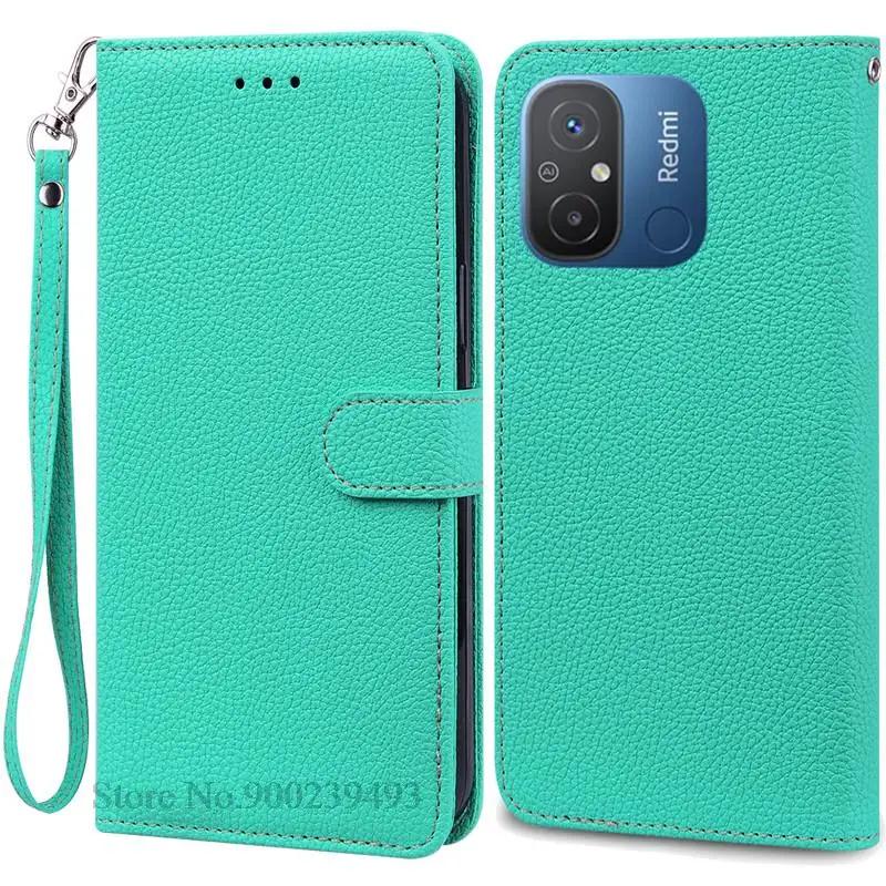 16 Farben Redmi 12C Hülle für Xiaomi Redmi 12C Hülle Leder Brieftasche Flip Case für Redmi 12C 12 C redmi12c Schutzhülle Kartensteckplatz Halter Abdeckung