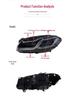 LED DRL Bi-Xenon Projector Headlight Assembly for 11-17 BMW 5 Series F10/F18